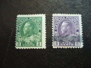 Stamps - Canada - Scott# 107,112 - Used Part Set of 2 Stamps