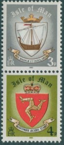 Isle of Man 1979 SG150-151 Arms pair MNH