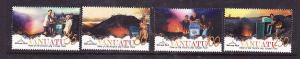 Vanuatu-Sc#869-72-Unused NH set-Volcano Post-Mount Yasur-2005-