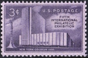 SC#1076 3¢ FIPEX Single (1956) MNH