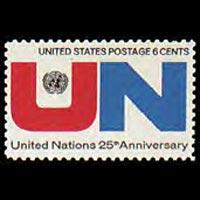 U.S.A. 1970 - Scott# 1419 UN 25th. Set of 1 NH