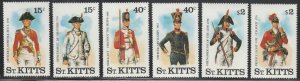 St Kitts #198-203 MNH Full Set of 6 cv $5.90