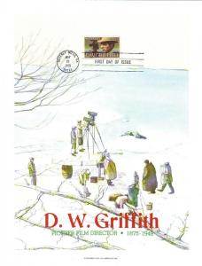 #1555 D.W. Griffith  - HARRIS PANEL CACHET