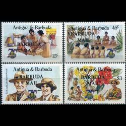 BARBUDA 1986 - Scott# 769-72 Girl Quides Set of 4 NH