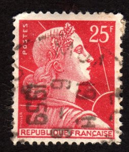 1959 France, 25Fr, Used, Sc 756
