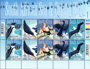 South Africa - 2009 Coastal Birds Sheet MNH** SG 1728-1732