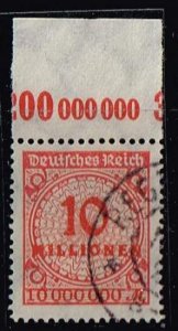 Germany 1923,Sc.#286 used with Margin A.cv.€30