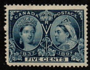 Canada 54 Mint Lightly Hinged.  Two jumbo margins