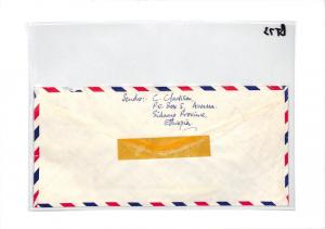 BT73 1975 Ethiopia *Awasa* Commercial Air Mail Cover {samwells}