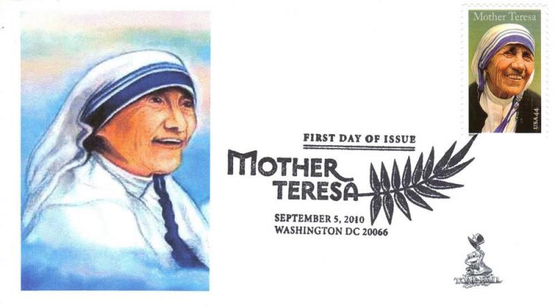  Mother Teresa FDC, from Toad Hall Covers