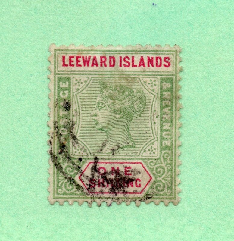 Leeward Islands - SG# 7 Used (small thin)    -    Lot 0221684