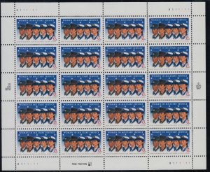 1997 Women in the Military Sc 3174 MNH 32¢ sheet of 20 water-activated gum