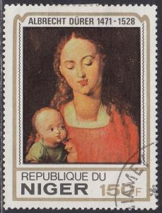 Niger 464 CTO 1979 Virgin & Child 150fr