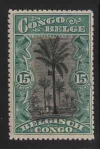 Belgian Congo 1915 5c Palm Tree & 10c River Scene Sc# 48 & 61 NH