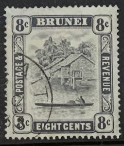 BRUNEI 1933 8cents SG72 USED