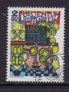Liechtenstein   #1004  cancelled  1993  Hundertwasser