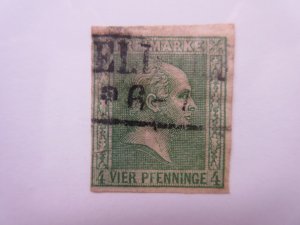 German States PRUSSIA Scott 9 THIN USED Lot11 Cat $32.50