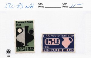 ITALY   582-83   MNH