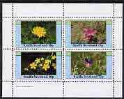 Staffa 1982 Wild Flowers perf  set of 4 values (10p to 75...