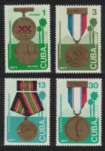 Caribic National Decorations 4v 1977 MNH SG#2387-2390