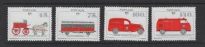 Portugal #2020-23  (1994 Postal Transportation set) VFMNH CV $4.70