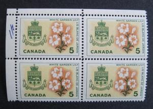 Canada 419 Corner Block UL VF MNH