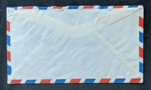 Vintage Saudi Arabia Airmail Cover to Springfield Massachusetts USA