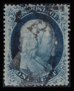 MOMEN: US STAMPS #22 USED PLATE 11 PSE GRADED CERT XF-90 LOT #85541