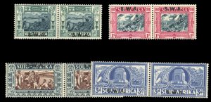 South West Africa #B5-8 Cat$109, 1938 Voortrekker Centenary, set of four se-t...