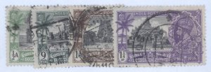 India, Scott #142-45, Used