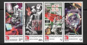 SINGAPORE SG1027/30 2000 NEW MILLENNIUM 2st ISSUE FINE USED