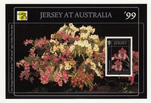 Jersey 1999 Orchids M/Sheets -  NHM