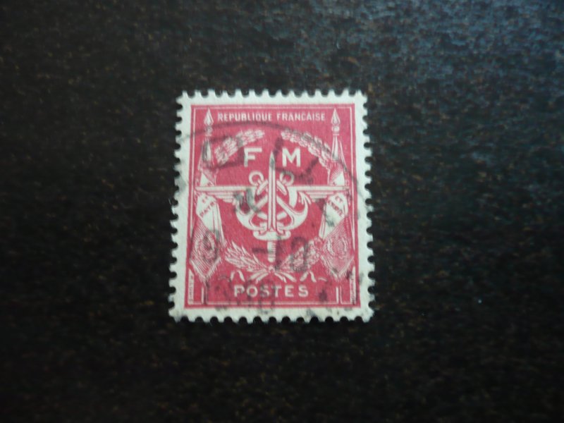 Stamps - France - Scott# M11 - Used Part Set of 1 Stamp