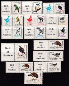 Tonga NiuaFoou 1983 SC 27-41 MNH Set Birds 