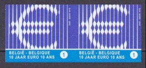 2009 Belgium 3919Dl/DrPaar 10 years of the eurozone 2,20 €