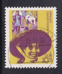 German Democratic Republic   DDR   #B165  cancelled 1972  Vietnamese woman