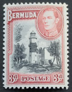 Bermuda 1938 GVI Three Pence SG 114 mint