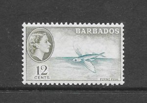 FISH - BARBADOS #242  FLYING FISH  MNH