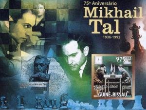 Guinea-Bissau 2011 MIKHAIL TAL Latvian-Soviet Chess Player Imperforated Mint(NH)