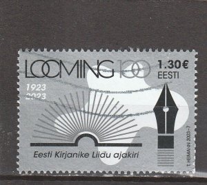Estonia  Scott#  1003  Used  (2023 Looming Magazine Cent.)