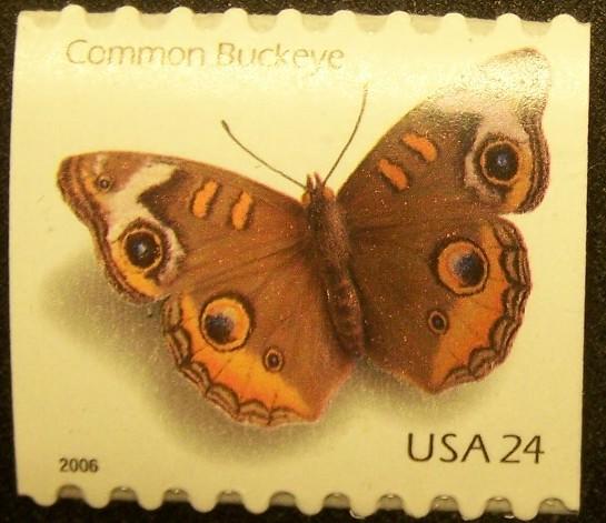 4002 MNH 24c Common Buckeye, valley & peaks - (3552)