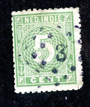 1887 Netherland Indies Sc#21a used  cv. $26 ( 1560 WX )