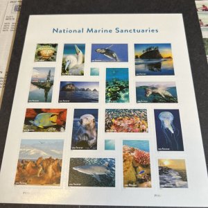 SCOTT#5713-NATIONAL MARINE SANCTUARIES-SHEET OF (16) FOREVER STAMPS-MNH-2022-US