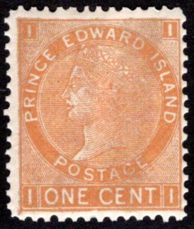 Scott 11b, PEI, Prince Edward Island, Canada, VG/F, p.12.5x13, MNHOG, QV, 1872