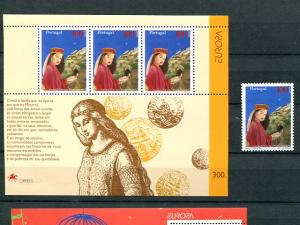 Portugal 1997  Europa mini sheet   Mint VF NH