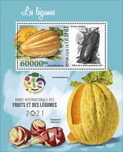 Guinea 2021 MNH Nature Stamps Intl Year of Fruit & Vegetables 1v S/S
