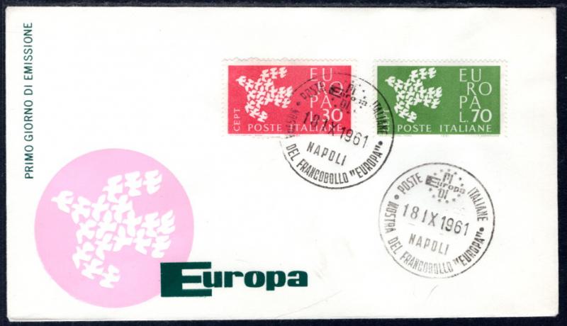 Italy 845-846 Europa U/A FDC