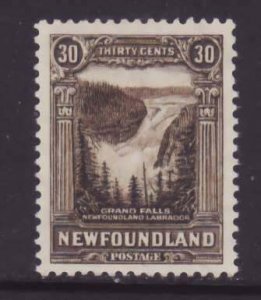 Newfoundland-Sc#182- id20-unused og LH 30c Grand Falls-1931-