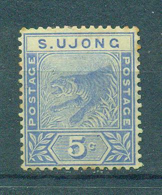 Malaya - Sungei Ujong sc# 33 mh cat value $6.50