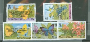 Montserrat #1145-1149  Single (Complete Set) (Butterflies) (Fauna) (Flora) (F...